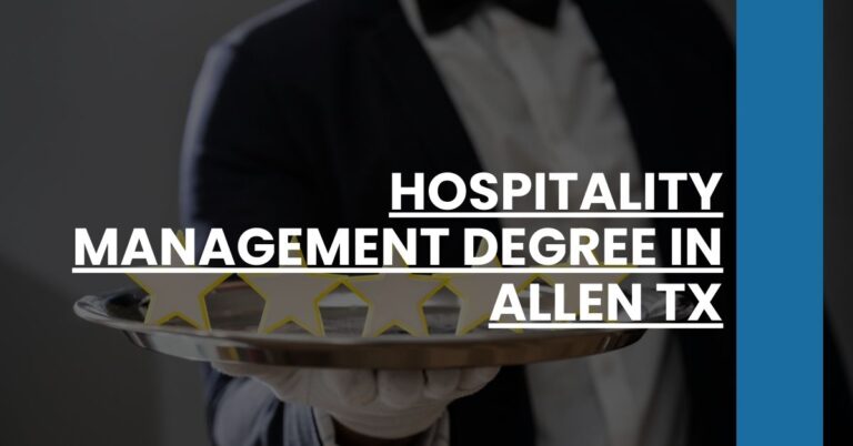 Hospitality Management Degree in Allen TX Feature Image