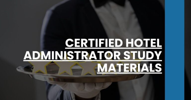 Certified Hotel Administrator Study Materials Feature Image